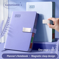 Approvisionnement d'usine Cadeau d'affaires Impression personnalisée Magnétique Snap Page Agenda A5 Carnet en vrac