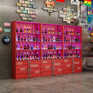 Refrigerador de <span class=keywords><strong>vino</strong></span> de diseño de lujo <span class=keywords><strong>italiano</strong></span> Gabinete de almacenamiento de cigarros Muebles para el hogar de hierro Panel de venta directa de fábrica <span class=keywords><strong>Vino</strong></span> subterráneo - Product Image 2