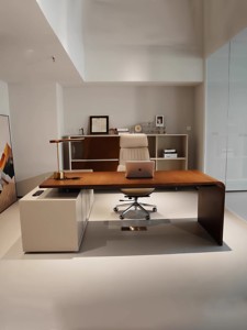 Bureau <span class=keywords><strong>de</strong></span> direction/ordinateur <span class=keywords><strong>de</strong></span> haute qualité et luxueux, poste <span class=keywords><strong>de</strong></span> travail exécutif raffiné et minimaliste. - Product Image 2