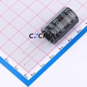 Condensador Electrolítico de Aluminio de 68uF 400V 16x25KM con Orificio Pasante, D16xL25mm 68uF 20% 400V 410mA-120Hz - Product Image 1