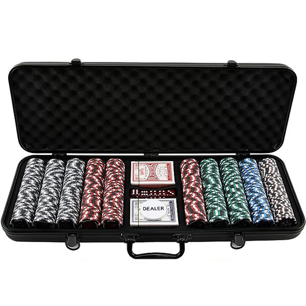 500-piece Poker Chip Set - Premium Quality & Customizable