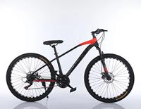 VTT VTT pour hommes 21 vitesses 26 pouces cadre en acier à haute teneur en carbone freins à disque jantes en alliage d'aluminium absorption des chocs et charge de 160kg
