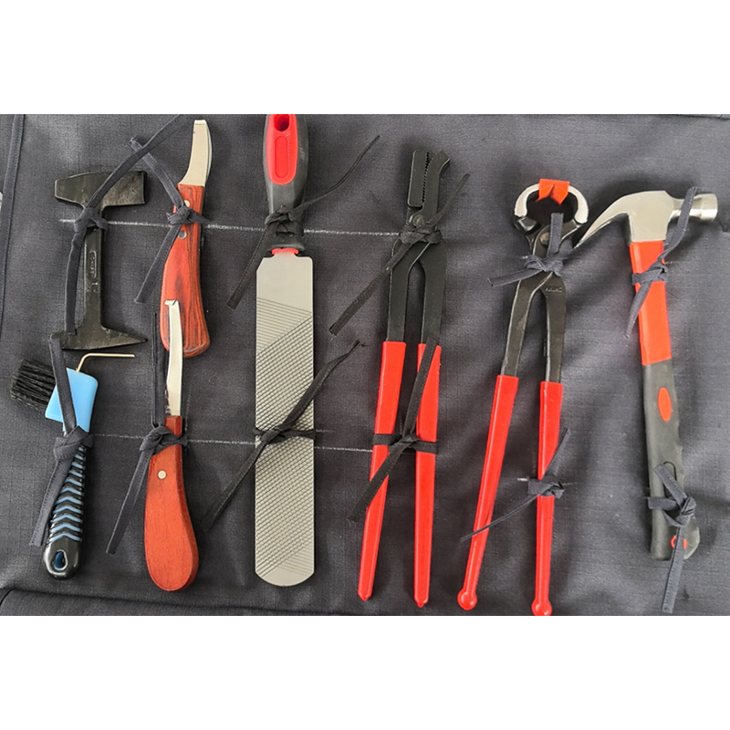 Kit 10 Outils De Maréchal-Ferrant Pour Sabots De Cheval - Avec Étui - Neuf