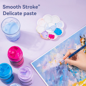 Deli 73875 300ml Colores acrílicos <span class=keywords><strong>pintura</strong></span> de pared <span class=keywords><strong>zapatos</strong></span> de pigmento pintados a mano Diy Graffiti <span class=keywords><strong>pintura</strong></span> acrílica 48 barriles por juego de cartón - Product Image 3