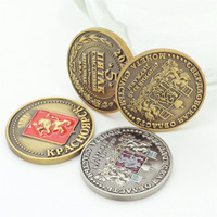Hersteller-Großhandel: Maßgefertigte Challenge Coin im Antik-Stil, Aluminium-Souvenir-Münze mit Verpackung, Metallmünze als Geschenk