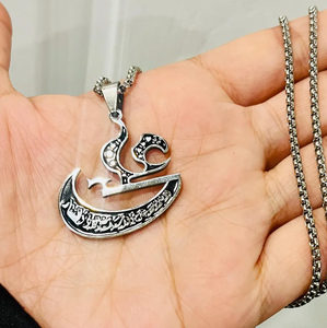 Collier pendentif <span class=keywords><strong>Ya</strong></span> <span class=keywords><strong>Ali</strong></span> en acier inoxydable, personnalisable en gros, bijoux islamiques musulmans Shia, étanche, pendentif de voiture islamique <span class=keywords><strong>Ali</strong></span> - Product Image 5