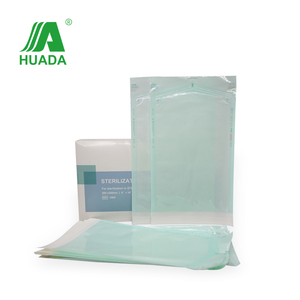 أكياس بلاستيكية طبية بسعر المصنع مقاس 100 مم × 100 م مع ختم حراري (أزرق/أخضر/بنفسجي) لتعبئة منتجات العناية بالفم - Product Image 1