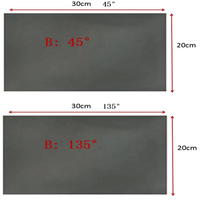 Film polarisant linéaire sur mesure, film polarisant sans adhésif, filtre polarisant (0, 90, 45, 135 degrés)