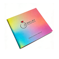 Brochure et manuel d'instructions pour bijoux en gros - Guide d'entretien des bracelets et colliers, brochure d'accessoires de luxe personnalisés OEM