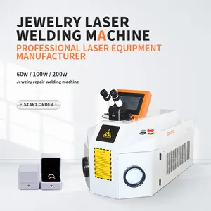 200w desktop gold silver YAG mini laser welder jewelry laser welding machine for gold silver