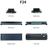 Controlador de Relés Inteligente KinCony F24 de 24 Canales para Riel DIN, ESP32, WiFi Tuya, Ethernet RJ45, Contacto Seco de 16A, Contactos de Aleación de Plata