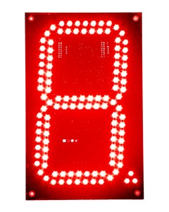 Tableau numérique LED rouge de 8 pouces - Product Image 5