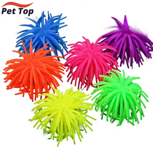 Fournitures pour aquariums, Urernes marines, Décorations aquatiques, Coraux souples colorés, Boules d'anémones marines simulées, Couleurs assorties - Product Image 1