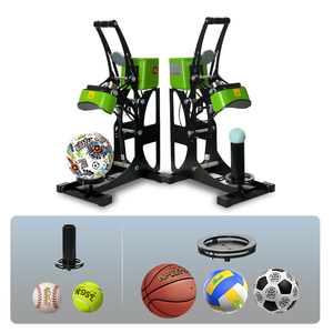 Presse à chaud 2-en-1 à ouverture automatique pour balles - Sublimation de balles de <span class=keywords><strong>football</strong></span> et de tennis - Product Image 5