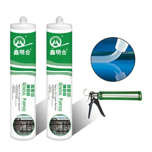 MH988 Acid Sealant 100% Factory Cheap Price Water Proof Glue Clear Gp Acetic Caulking Glass Silicone Acid Adhesive Sealant