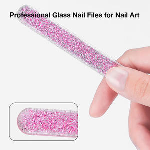 Lima de Uñas de Cristal Nano con Purpurina Personalizable para Herramientas de Manicura de Salón, Limas de Uñas Coloridas y Pulimentadas - Product Image 5
