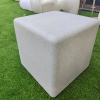 Nuovo Design Cubo Luminoso LED in Plastica con Telecomando, Cambio Colore RGB, Effetto Marmo 3D, per Feste ed Eventi, 30cm/40cm