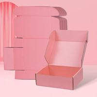 Ensemble de boîtes cadeaux pliantes en carton ondulé de luxe |   Vente en gros personnalisable |   Matériaux recyclés format A5, lamination brillante CMYK