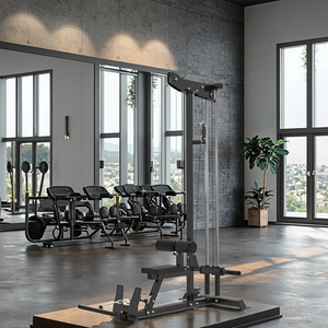 Nhà Máy Trực Tiếp Phong Cách Hiện Đại Có Thể Điều Chỉnh Tiện Ích Bền Sắt <span class=keywords><strong>Lat</strong></span> <span class=keywords><strong>Pulldown</strong></span> Thấp Hàng Máy Ngăn Xếp Bắp Chân Curl Cho Ngực Tập Thể Dục - Product Image 4