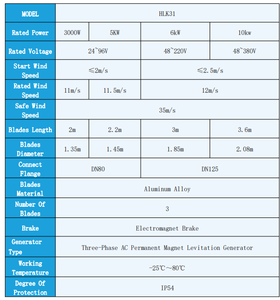 Nuovo Design Pale per Turbina Eolica Tipo H Verticale Prezzo Generatore <span class=keywords><strong>Eolico</strong></span> <span class=keywords><strong>Mini</strong></span> 12v 24v 48v Sistema di Energia Eolica Domestico - Product Image 6