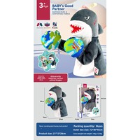 Marionnette de boxe animale sonore, ensemble de combat de boxe pour enfants, jeu d'interaction parent-enfant, vente en gros usine
