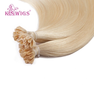 KSWIGS 12-28 pouces, lisses/bouclés - Styles polyvalents pour le quotidien/les rendez-vous/les fêtes |   Extensions de cheveux vierges à pointe en U - Product Image 1