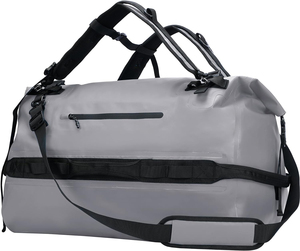 Free Sample Exodry Dry Bag-Thick & Lightweight Genuine Leather Waterproof Roll <b>Top</b> Compression Sack Keeps Gear Dry for Kayaking - Product Image 4