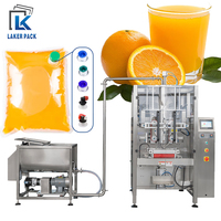 Machine d'emballage automatique sans air pour jus et eau, remplisseuse et scelleuse de petits sachets