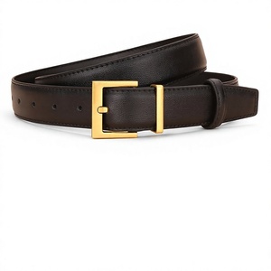 Ceintures tendance en alliage et cuir noir kaki pour femmes, à faible MOQ, pour tenues décontractées, sportives et robes d'été, <span class=keywords><strong>ceinture</strong></span> de créateur pour femmes - Product Image 2