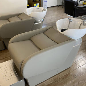 Peluquería profesional de alta calidad, muebles modernos, silla de champú, cama de lavado con cuenco - Product Image 1