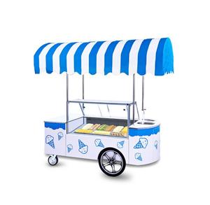 SHINEHO di alta qualità elettrico Mobile supermercato spingere carrello gelato cibo camion rimorchio per la vendita - Product Image 2