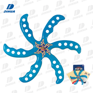 Venta caliente seis pétalos disco volador Juguete plástico <span class=keywords><strong>Boomerang</strong></span> alta calidad y duradero juego al aire libre ejercicio entrenamiento deporte - Product Image 1