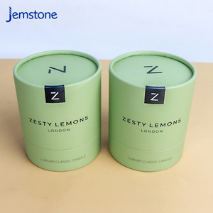 Emballage cylindrique en papier de luxe pour bougies et cire de sable, conçu pour les marques de décoration intérieure haut de gamme - Product Image 4