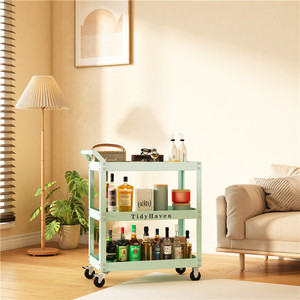 Carrito Móvil con Estante de Almacenamiento de <span class=keywords><strong>3</strong></span> Niveles, Apto para Múltiples Escenarios: Hogar, Garaje, Taller - Product Image 2