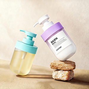 Nouvelle mode, pot en PET de 200 ml, 250 ml, 300 ml avec pompe pour masque capillaire, shampoing, lotion, soin de la peau - Product Image 3