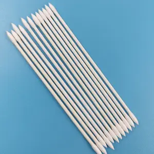 Bâton de papier écologique de 3 "à double pointe Huby Cotton-tige Cosmetic Cotton Bud