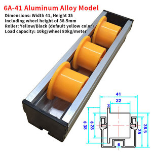 Rotaia di flusso pista a rulli per sistema di tubi magri pista a rulli di scorrimento in alluminio per la catena di montaggio del magazzino - Product Image 4