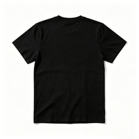 T-shirt personnalisé Kornit DTG avec impression de texte graffiti, noir, streetwear pour hommes, t-shirt graphique personnalisé OEM, vente en gros d'usine