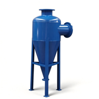 Hydrocyclone industriel désander de sable, avec boîte de vitesses, roulement et moteur, pour l'eau de circulation des systèmes de climatisation centralisée