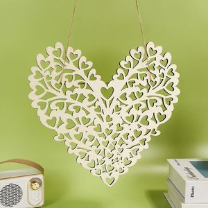 ของตกแต่งวันวาเลนไทน์ขายส่ง รูปหัวใจไม้แขวนสำหรับเด็ก งานฝีมือ DIY ระบายสีสร้างสรรค์ พร้อมบริการดรอปชิปปิ้ง - Product Image 2