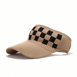 Viseras Tejidas de Ala Ancha para Hombre y Mujer, Gorra Deportiva Elástica Ajustable para Correr en Verano - Product Image 2