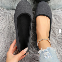Ballerines pour femmes, élégantes et stylées, avec soutien de la voûte plantaire, bout rond confortable, faciles à enfiler et à retirer.