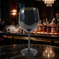 Verres à vin classiques multicolores de style européen en gros, gobelets en verre personnalisables avec logo pour la verrerie, coupes à vin en métal