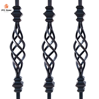 Fournisseur chinois 1/2 "fer forgé panier Knuckle balustres tige fer escalier broches pour le marché canadien