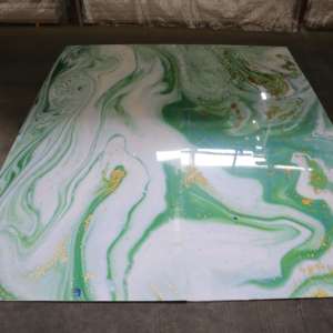 <span class=keywords><strong>Panneau</strong></span> <span class=keywords><strong>mural</strong></span> en PVC moderne, résistant au feu, imperméable, facile à nettoyer, à texture marbrée, écologique, <span class=keywords><strong>pour</strong></span> salle de bain, fond de télévision - Product Image 6