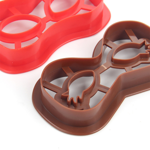 Moldes para hornear galletas Máscara de baile de plástico Patrón Pastel Fondant Moldes Galleta Prensado Cortadores Sellos Herramientas para galletas - Product Image 5