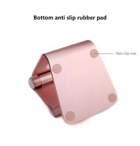 Support de téléphone de bureau multifonctionnel flexible en alliage d'aluminium, compatible avec iPad, hauteur réglable, portable, multicolore - Product Image 6