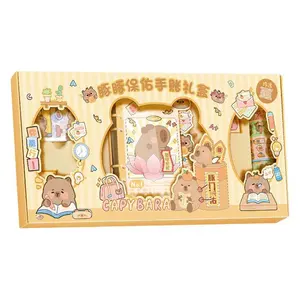 Cartone animato capibara fortunato apprendimento creativo Set <span class=keywords><strong>di</strong></span> cancelleria forniture per la <span class=keywords><strong>scuola</strong></span> sorpresa magica promozione regalo all'ingrosso <span class=keywords><strong>di</strong></span> cancelleria - Product Image 5