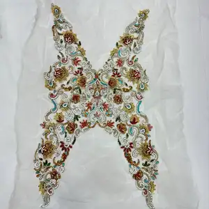 Высококачественная модная инкрустация с кристаллами с модными кружевными наклейками