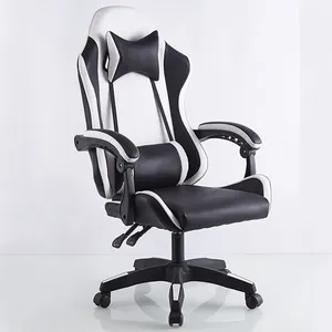 Sedia da scrivania per Computer con schienale alto con braccioli ribaltabili sedia da ufficio direzionale in pelle PU sedia girevole per adulti adolescenti
